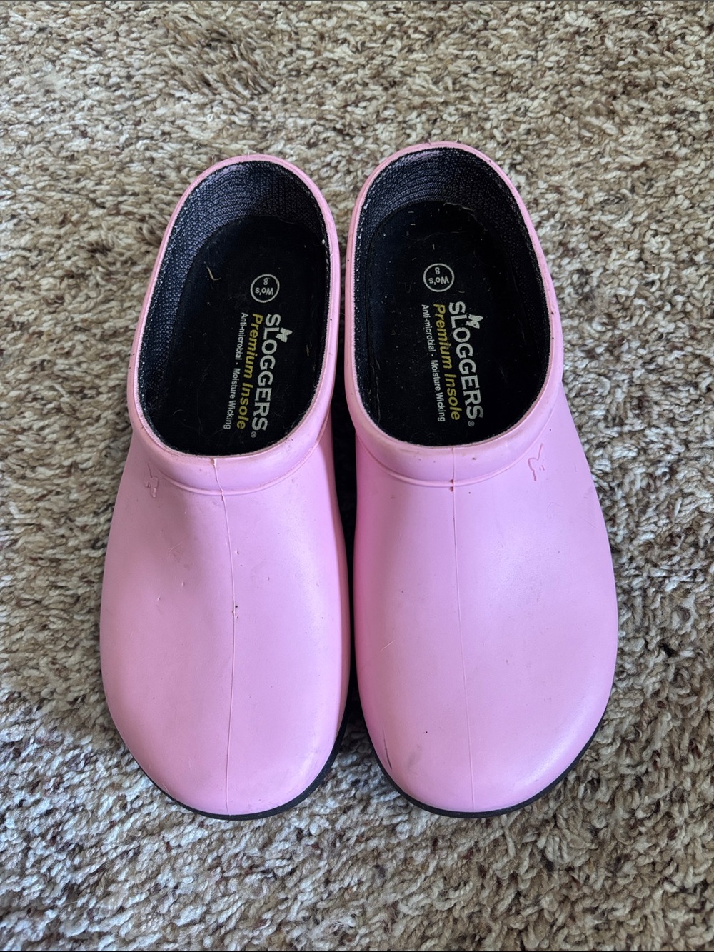 Sloggers Pink Women's Slip-On Clogs